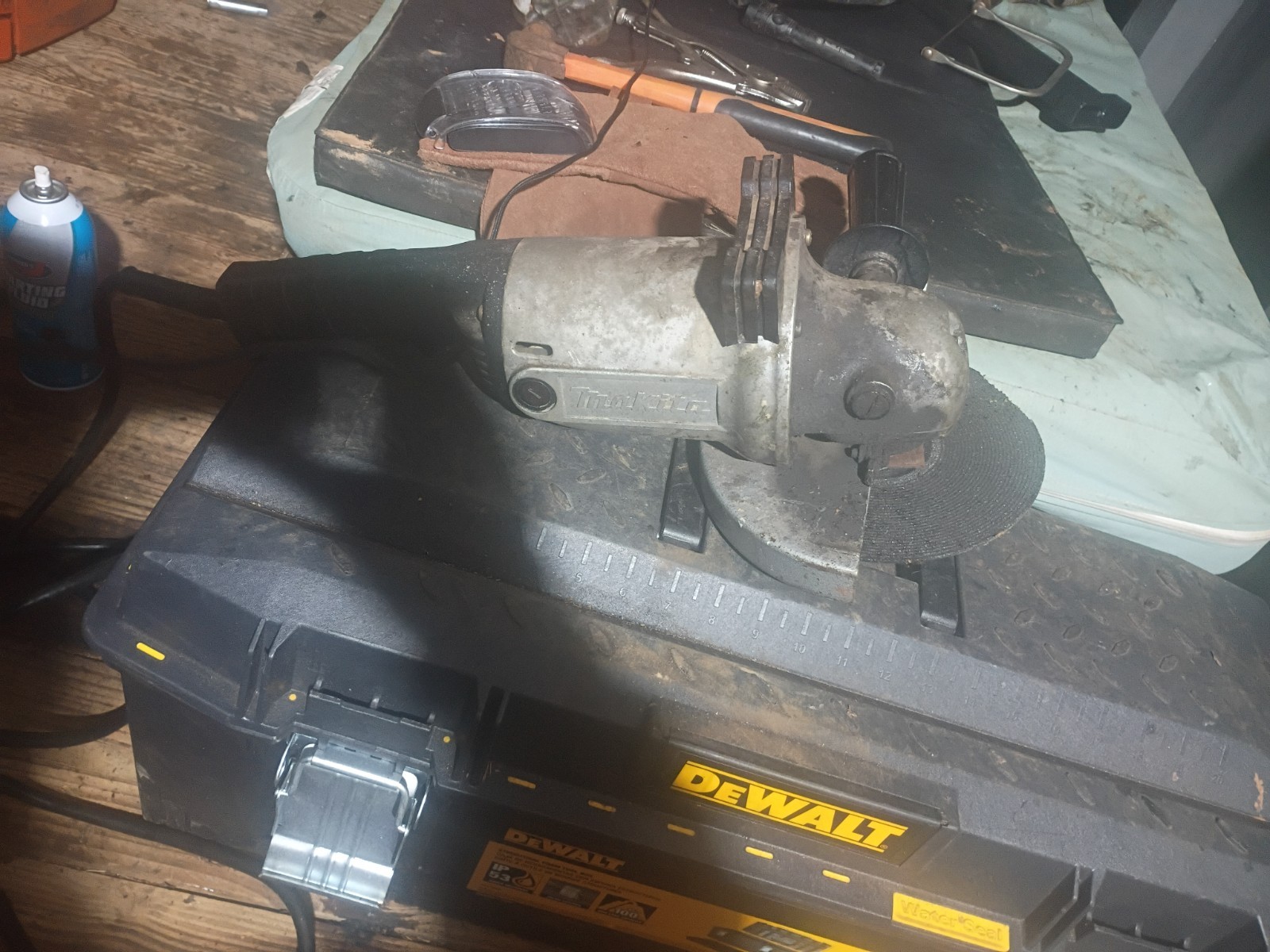 TruTool Angle Grinder Corded Electric Gray Black Rotary Power Tool