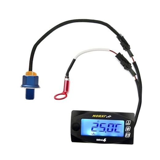 Universal Motorcycle 4 in 1 Multifunction Gauge (Oil OT-14*1.5+ET-14MM