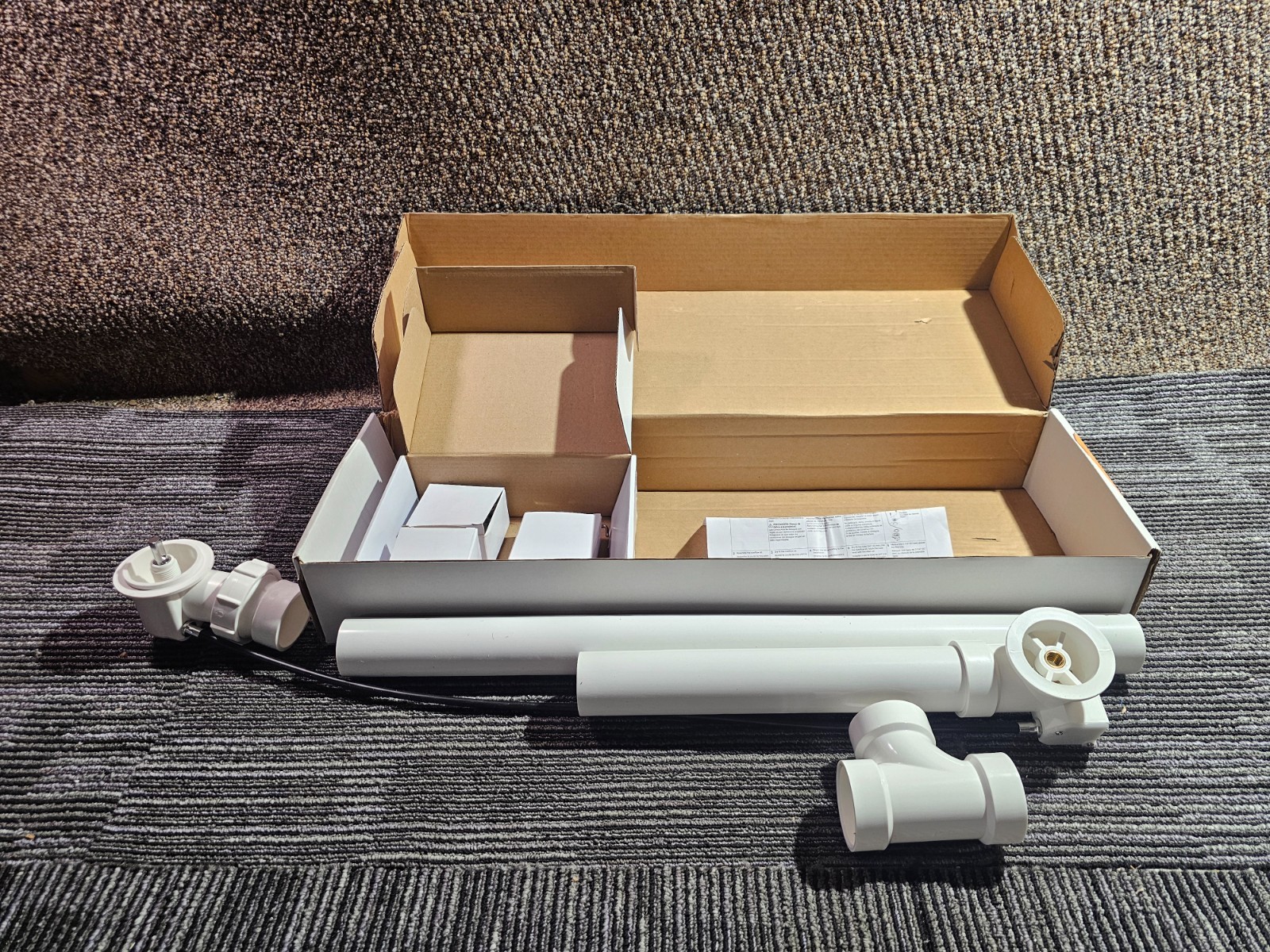 Kohler K-7213-BN Clearflo 1-1/2" Tub Drain - with Overflow and PVC