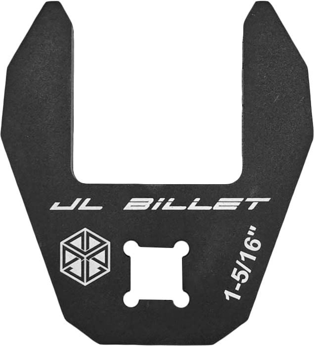JL Billet Crows Foot, 3/8 inch Drive, 1-5/16inch Opening, Black, JLB-CF-1516