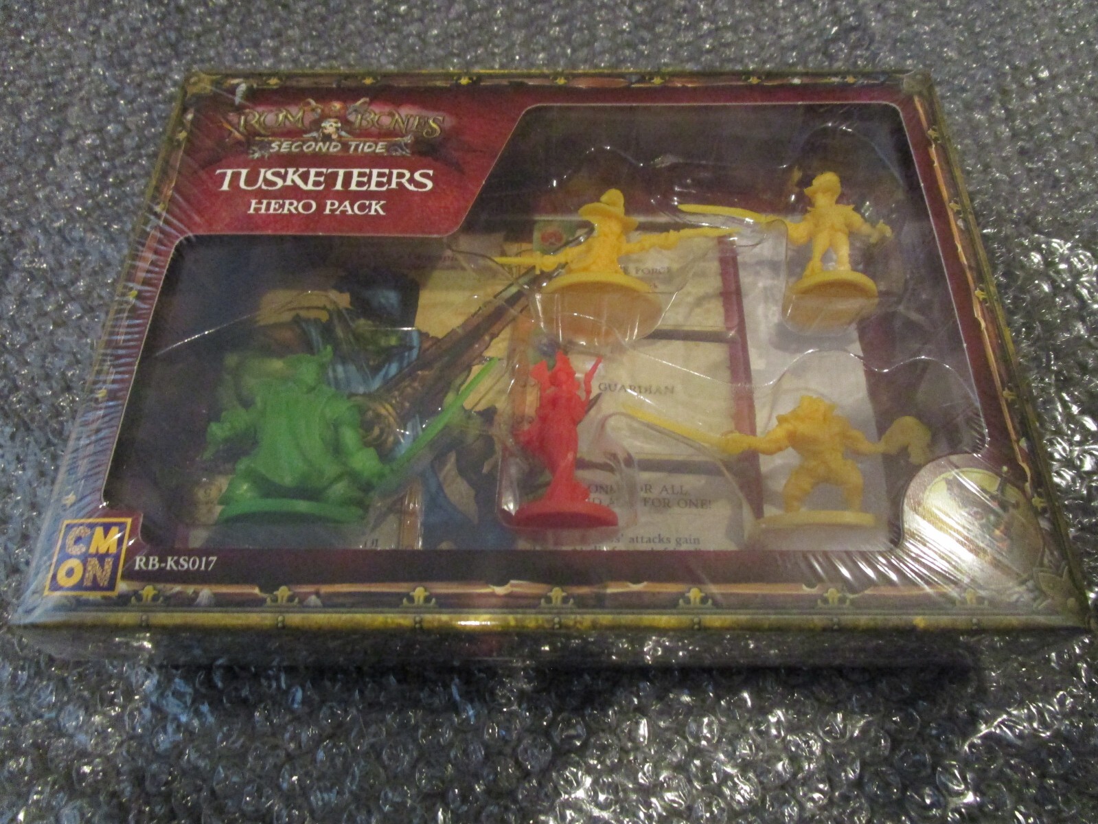 RUM & BONES Second Tide Kickstarter Exclusive Tusketeers Hero Pack Expansion