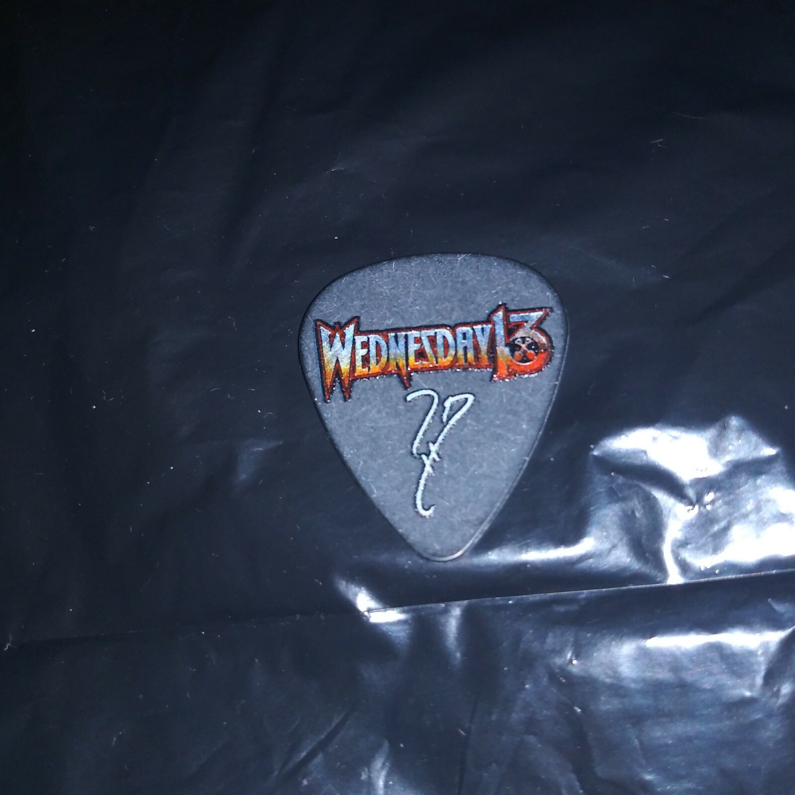 WEDNESDAY 13 W13 Troy Signature  2019 Concert Tour GUITAR PICK Murderdolls