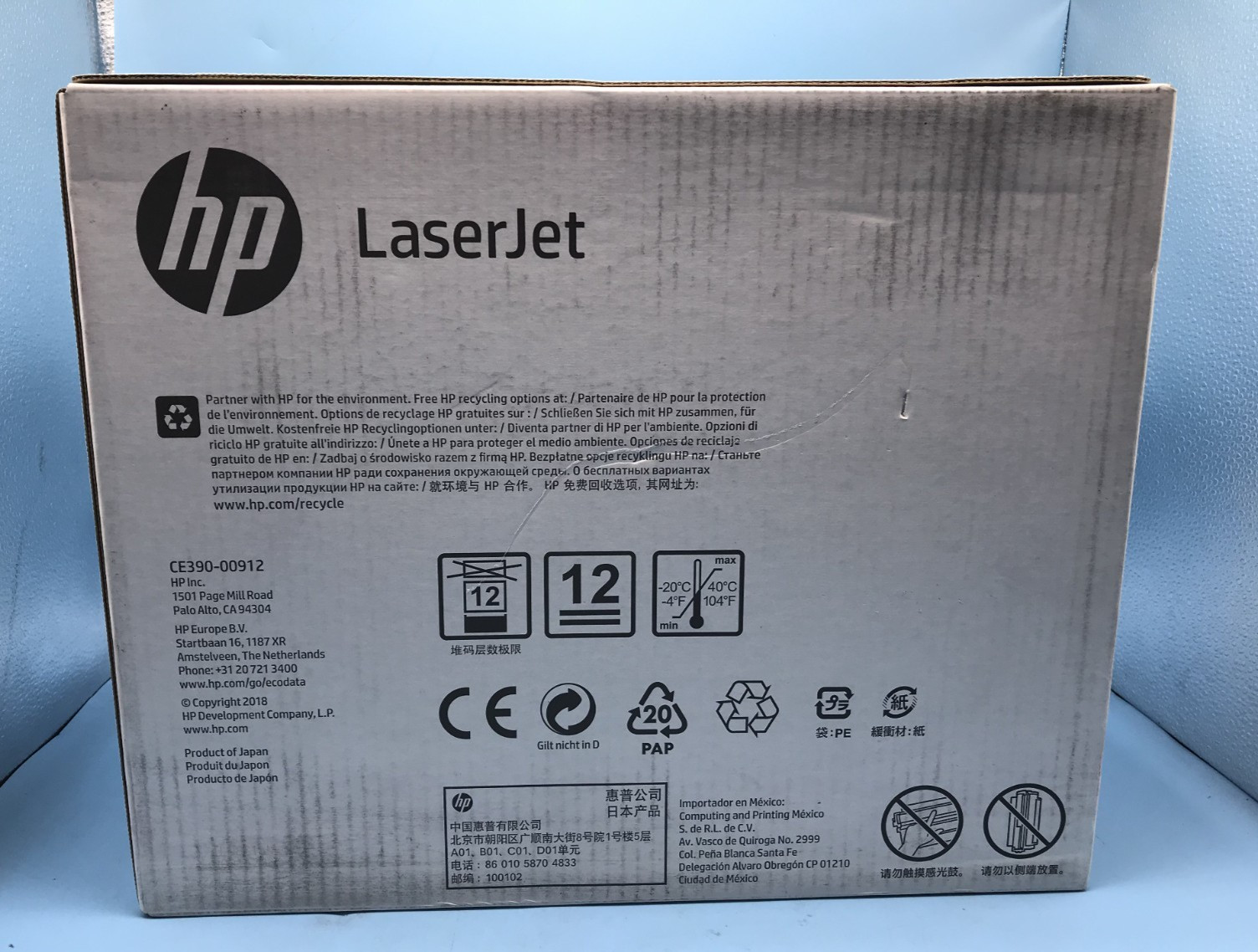 Genuine NEW HP LaserJet 90X CE390XC Black Toner Print Cartridge