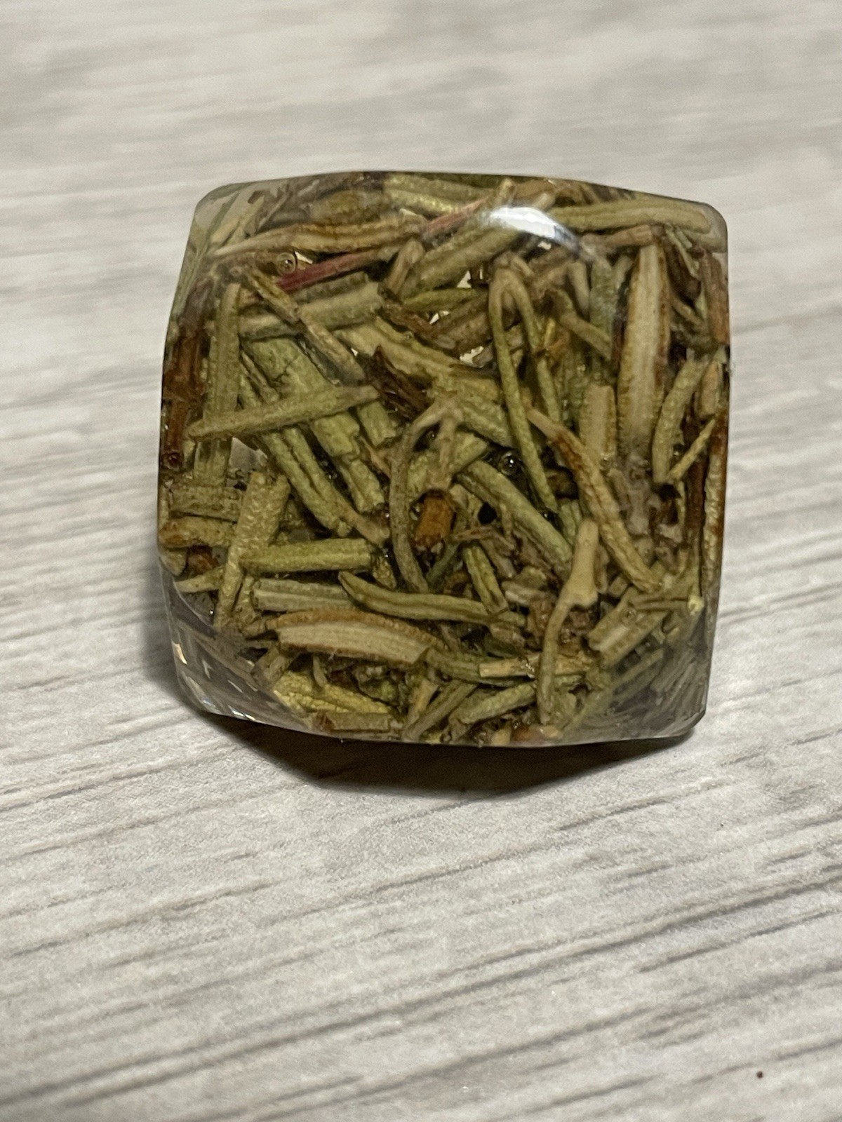 Woman’s Handcrafted Adjustable Grass Ring