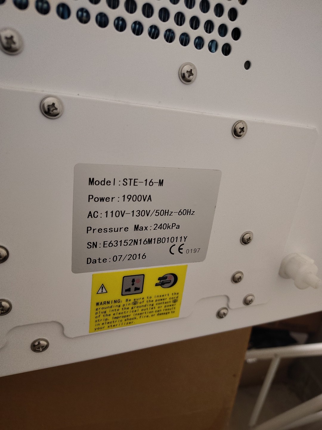 BIOCLAVE 16L AUTOCLAVE STE-16
