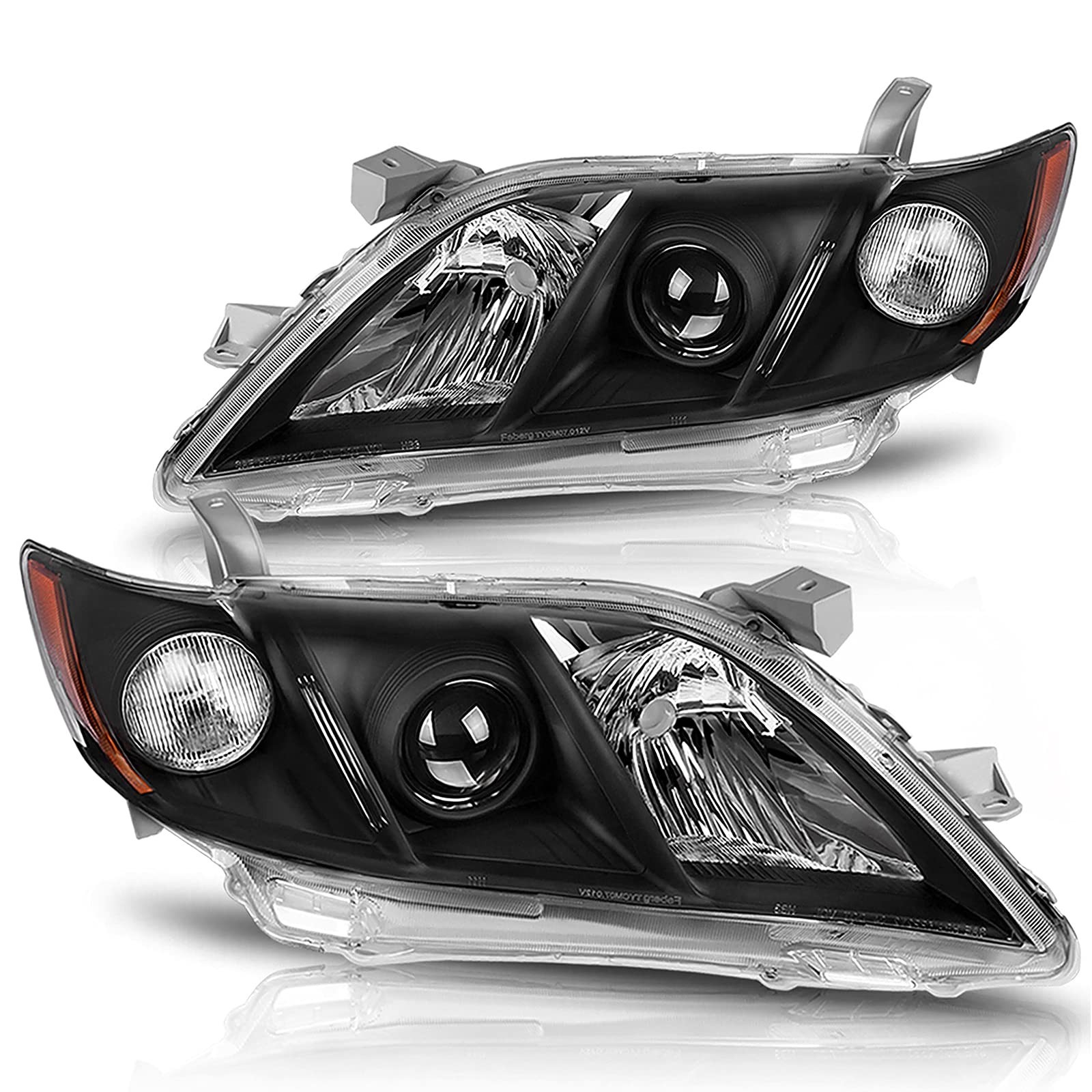 DWVO Projector Headlight Assembly Compatible with 07 08 09 2007 2008 2009 Cam...