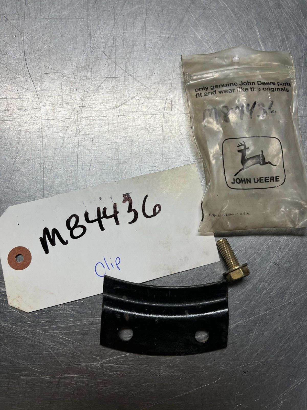M84436   Genuine OEM   John Deere   CLIP with Bolt