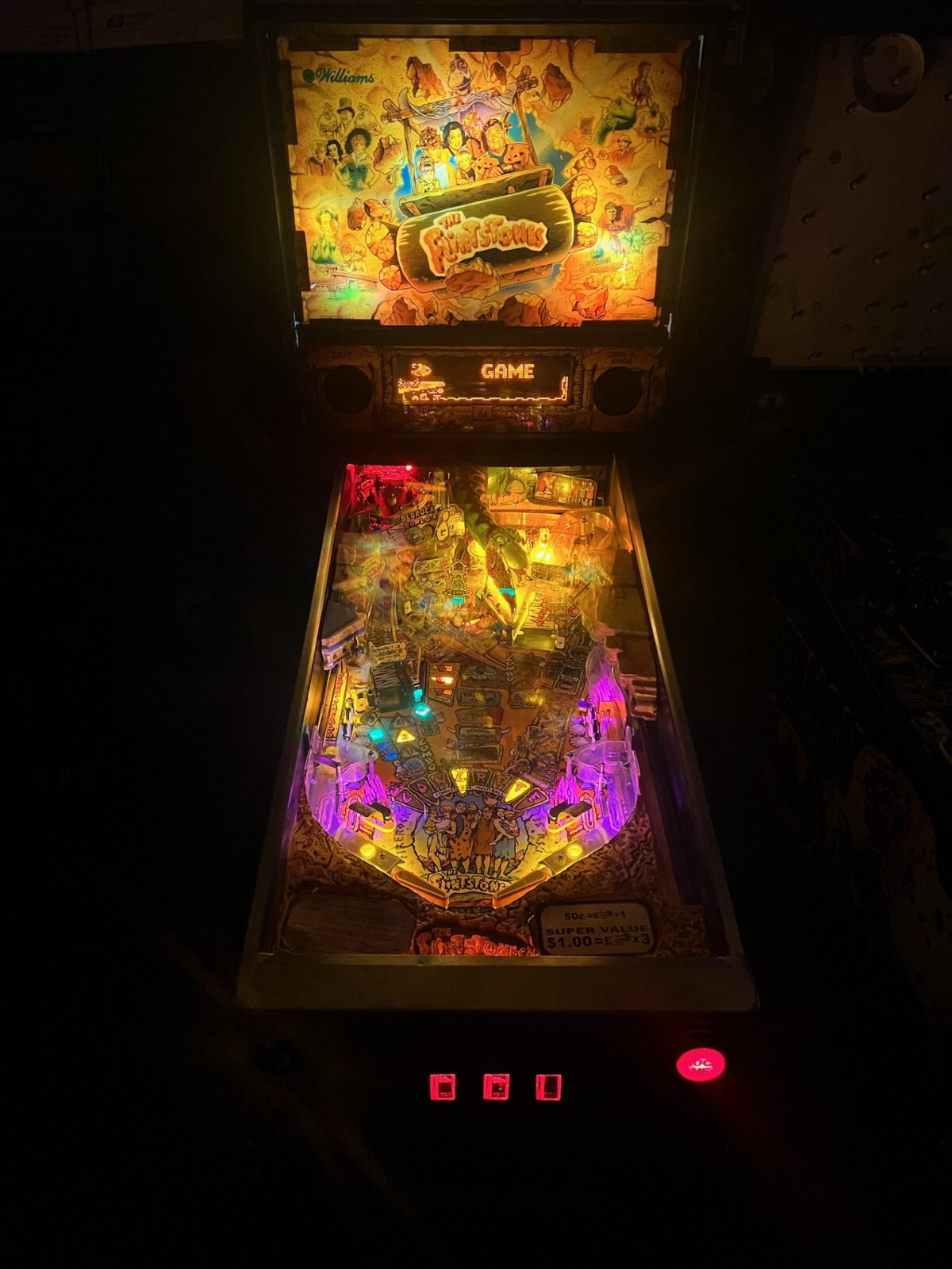 FLINTSTONES Complete LED Lighting Kit custom SUPER BRIGHT PINBALL LED KIT