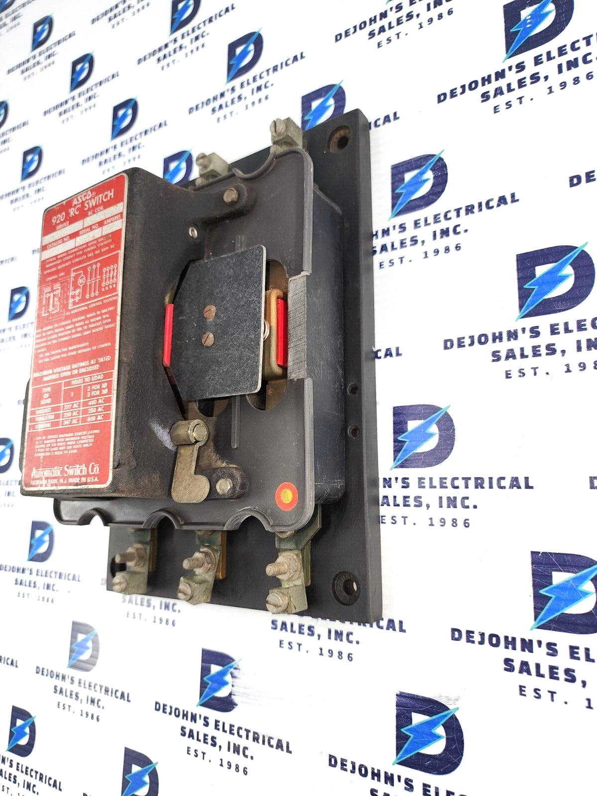 ASCO 927P RC SWITCH 75 AMPS