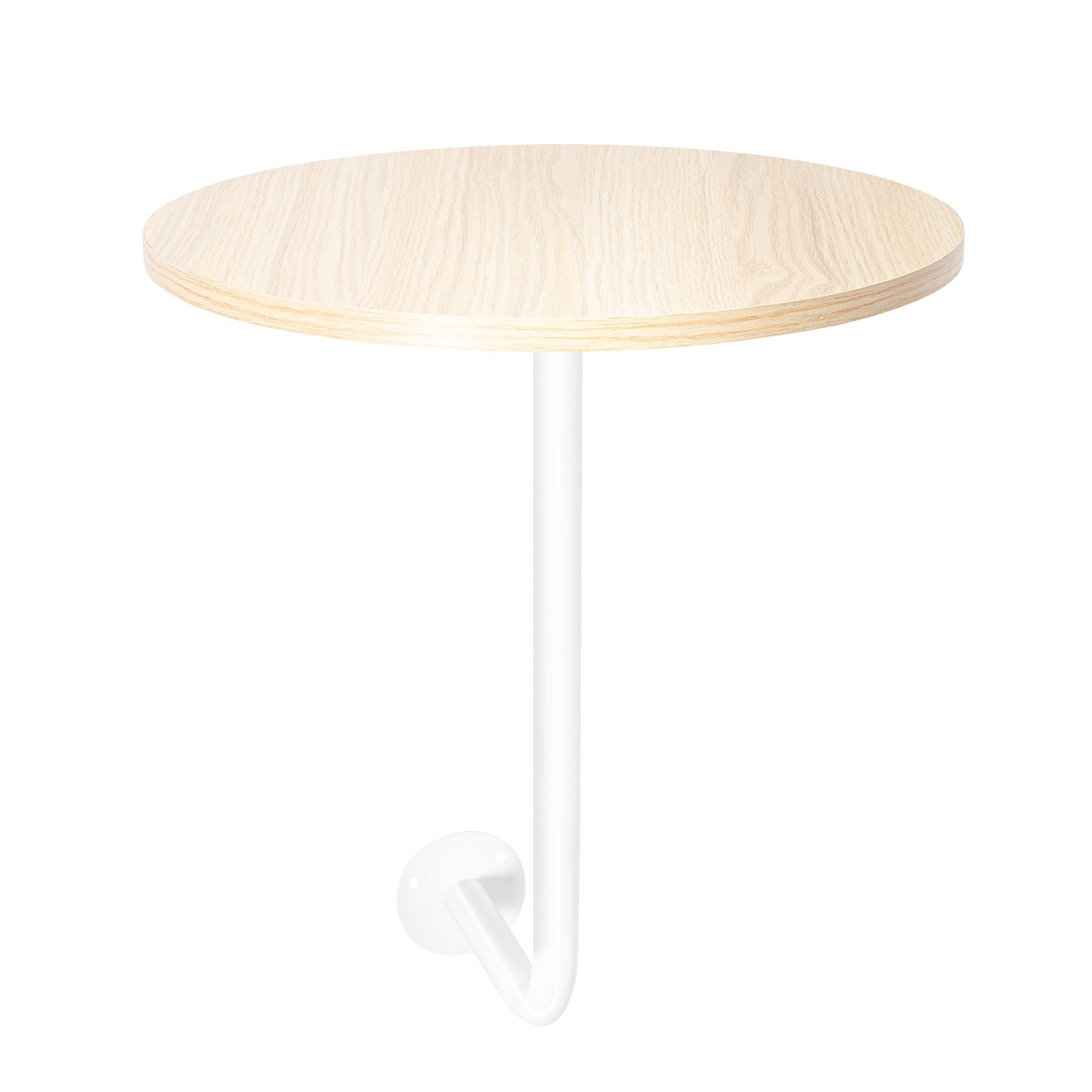 L-Type Round Table Wall-Mounted Bar Table Snack Table Minimalist Style