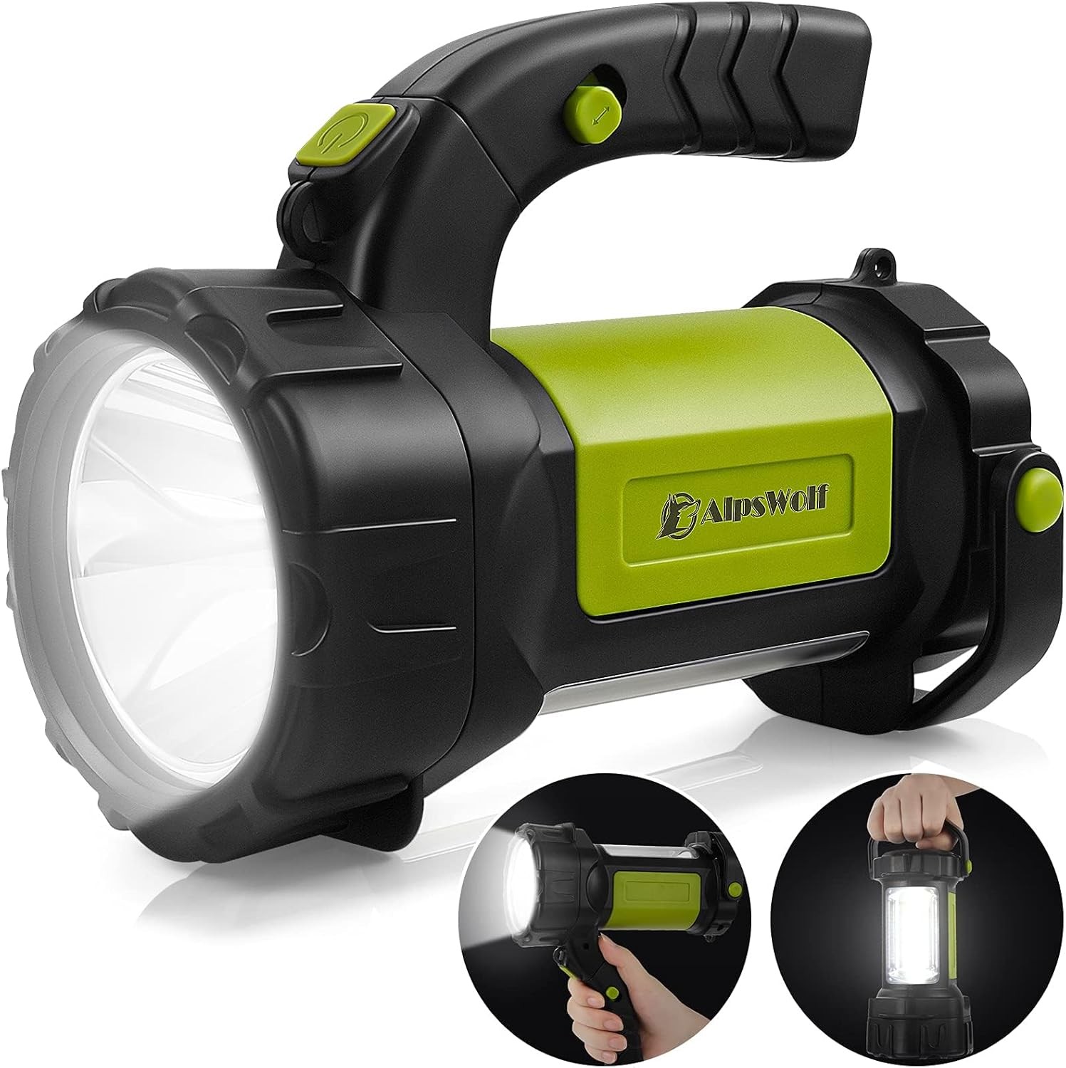 Rechargeable LED Camping Lantern with Flashlight Spotlight