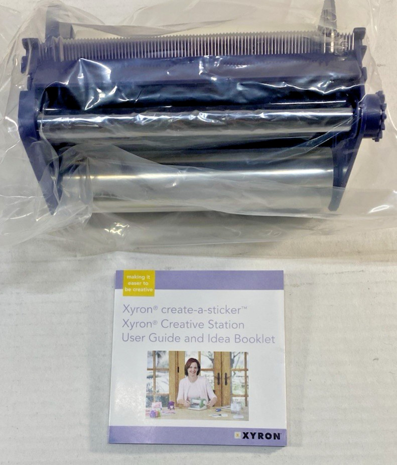 Xyron Create-A-Sticker 5 Inch Sticker Maker w/ New Sealed Refill Bundle