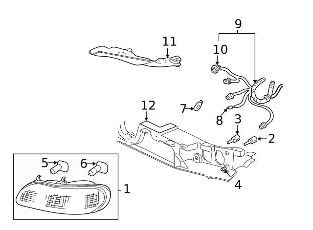 Genuine GM Wire Harness 15323473