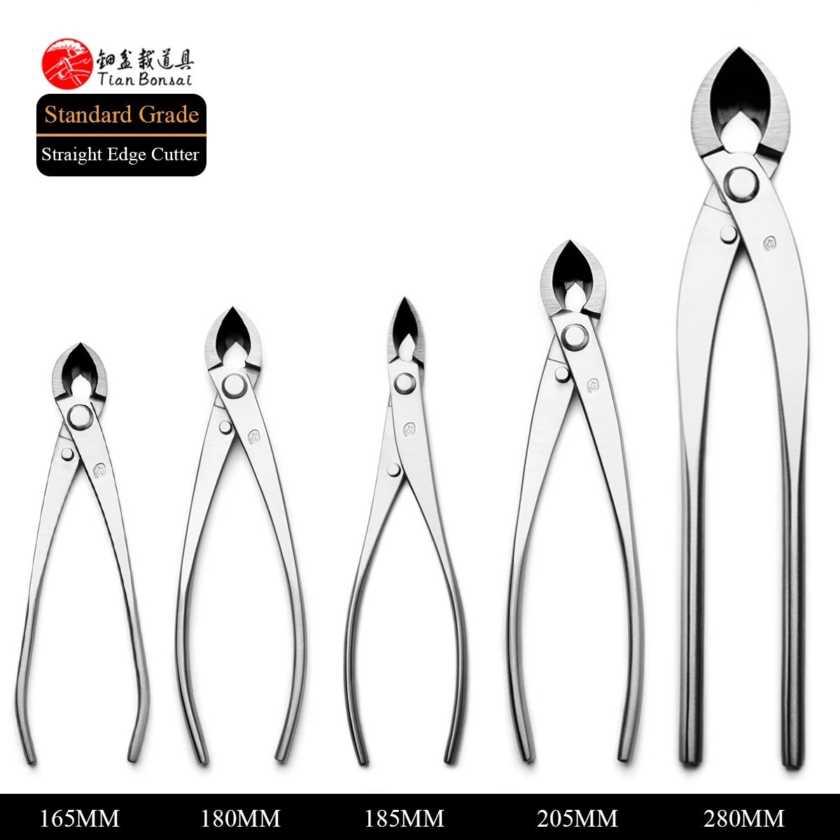 Bonsai Branch Cutter Straight Edge 3Cr13 Steel Pruning Tool Garden Shears