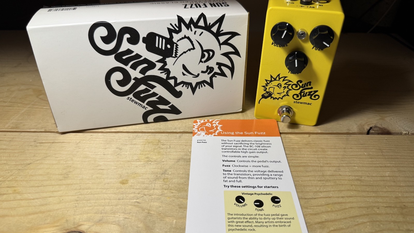 StewMac Sun Fuzz