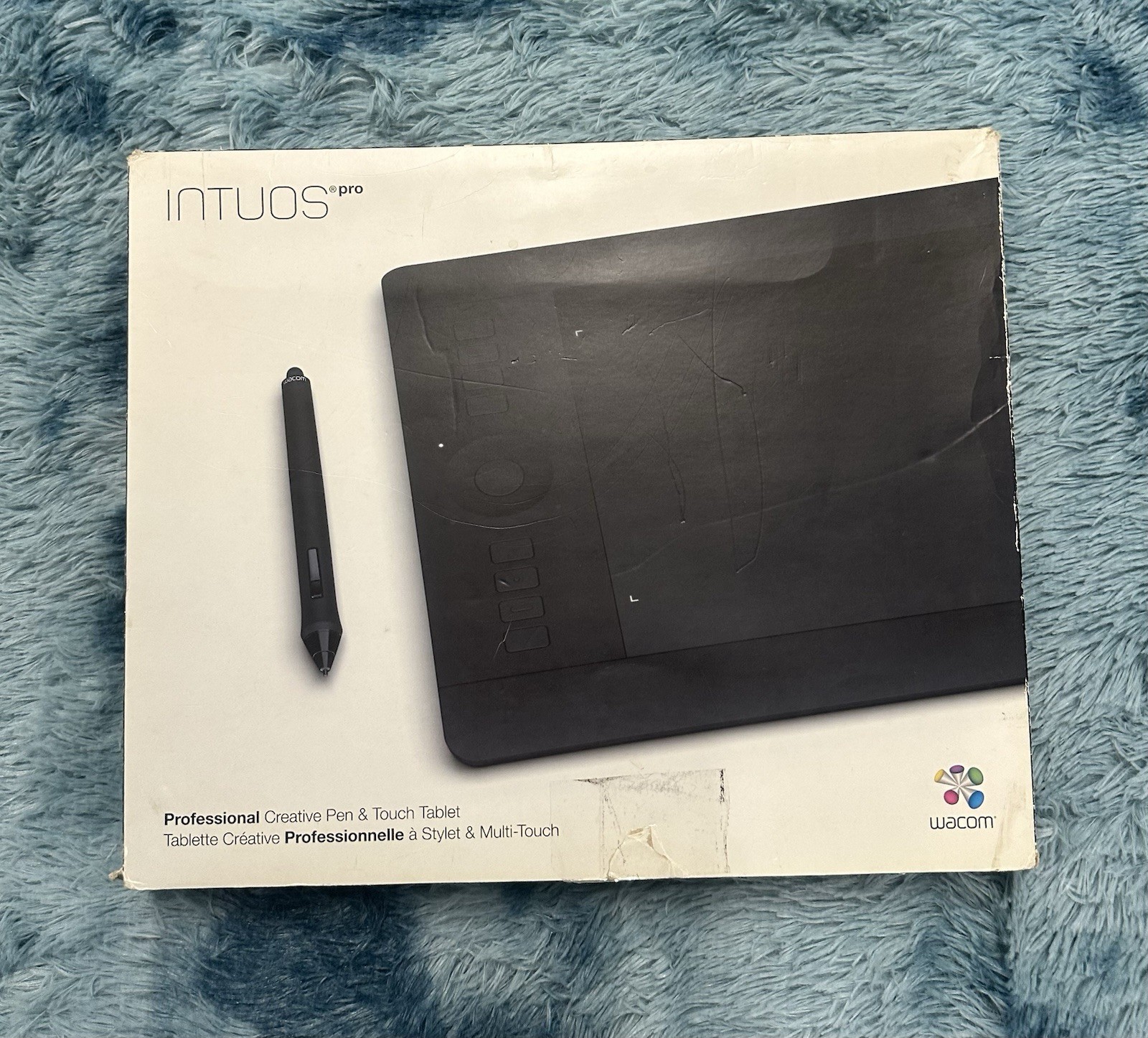 Wacom Intuos Pro Medium Creative Pen Touch Tablet PTH-651 With Box Great Cond