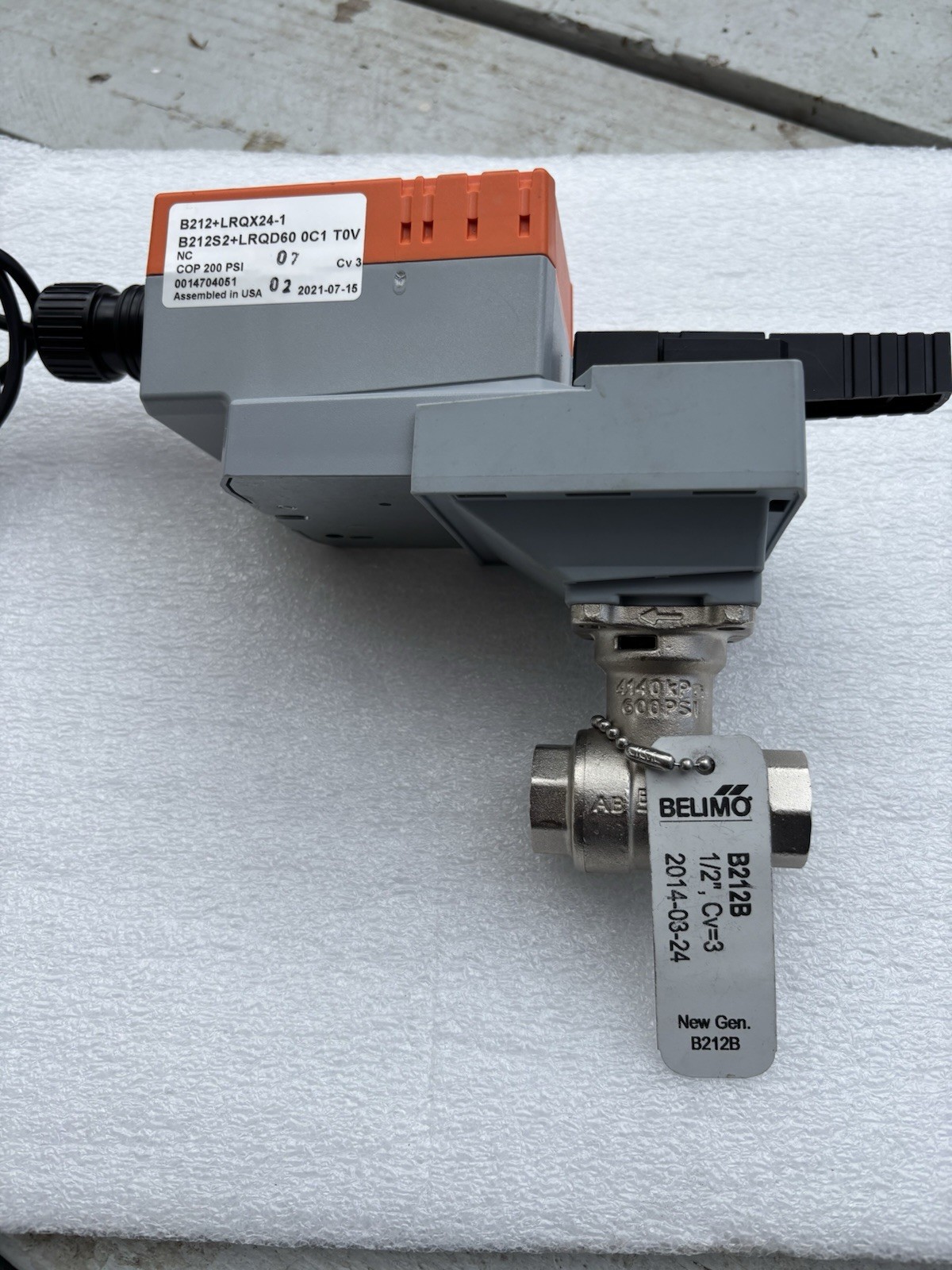 Belimo Actuator B212+LRQX24-1 New Open Box
