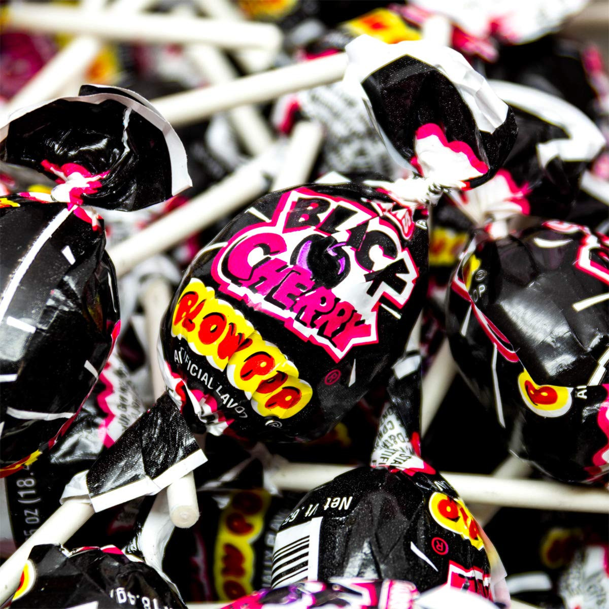 Charms Blow Pops, Black Cherry Flavor, 48-Count Box