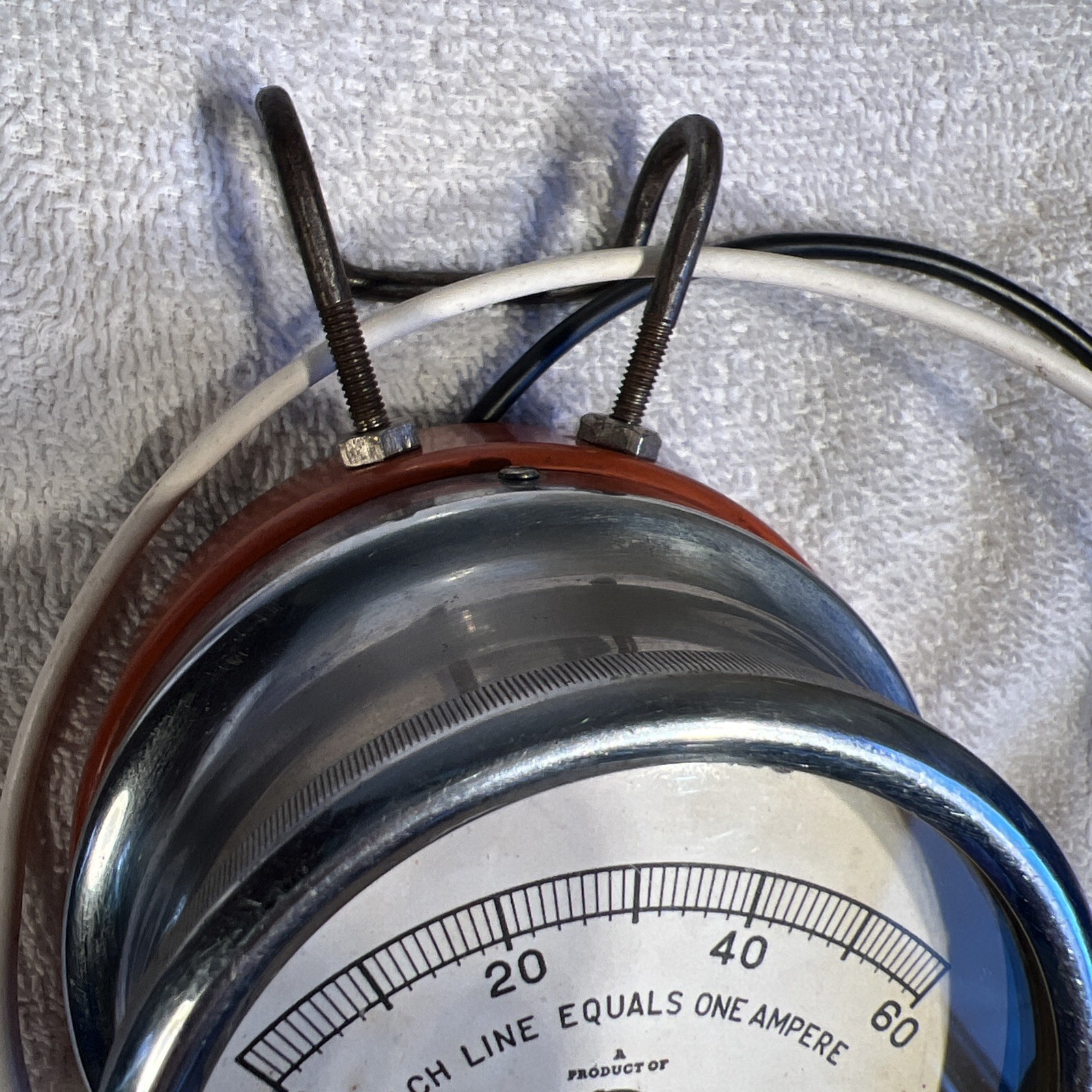 Antique Echlin D.C. Voltage D.C.Amperes Testing Equipment WORKS
