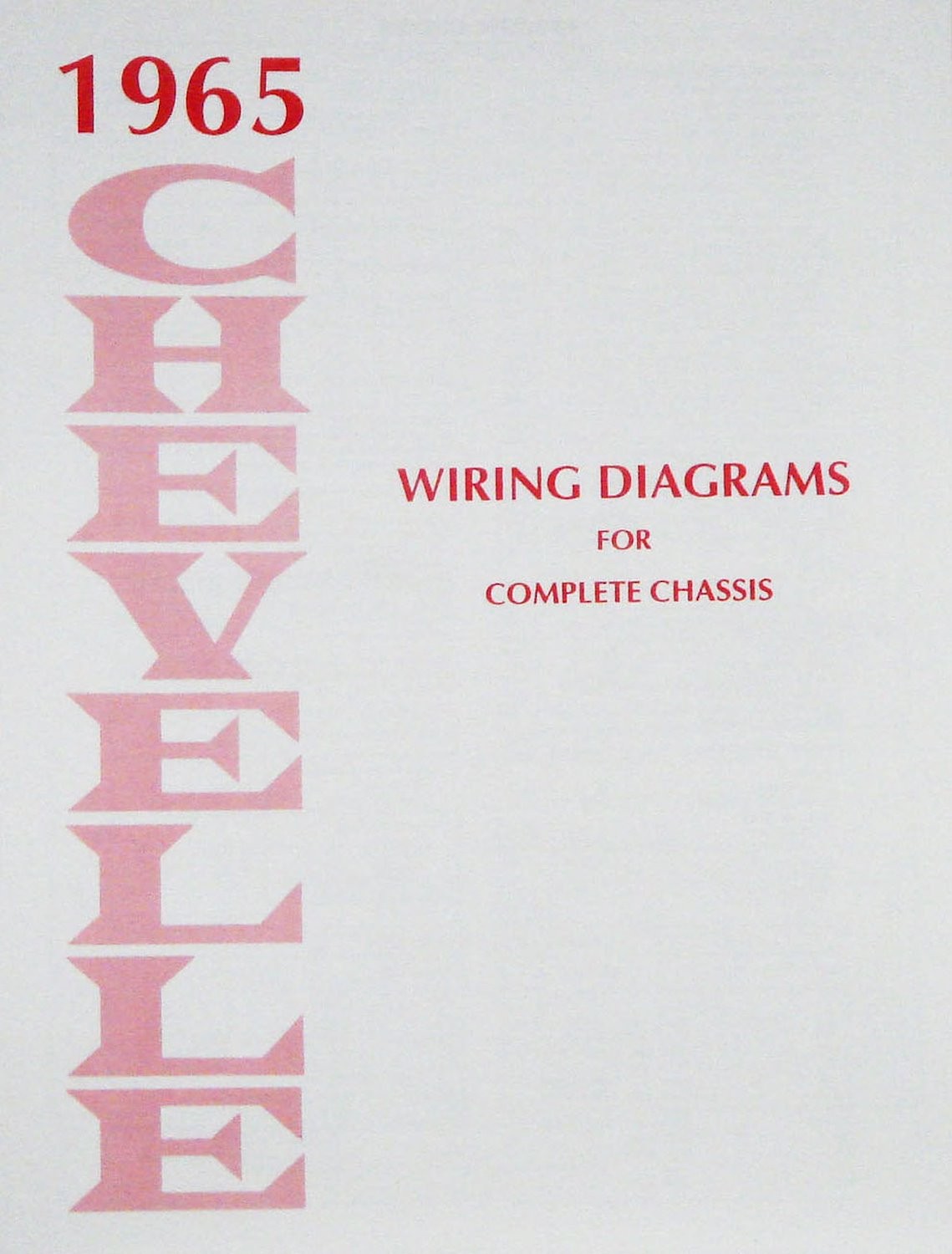 JEGS Wiring Diagram Manual for 1965 Chevrolet Chevelle & El-Camino