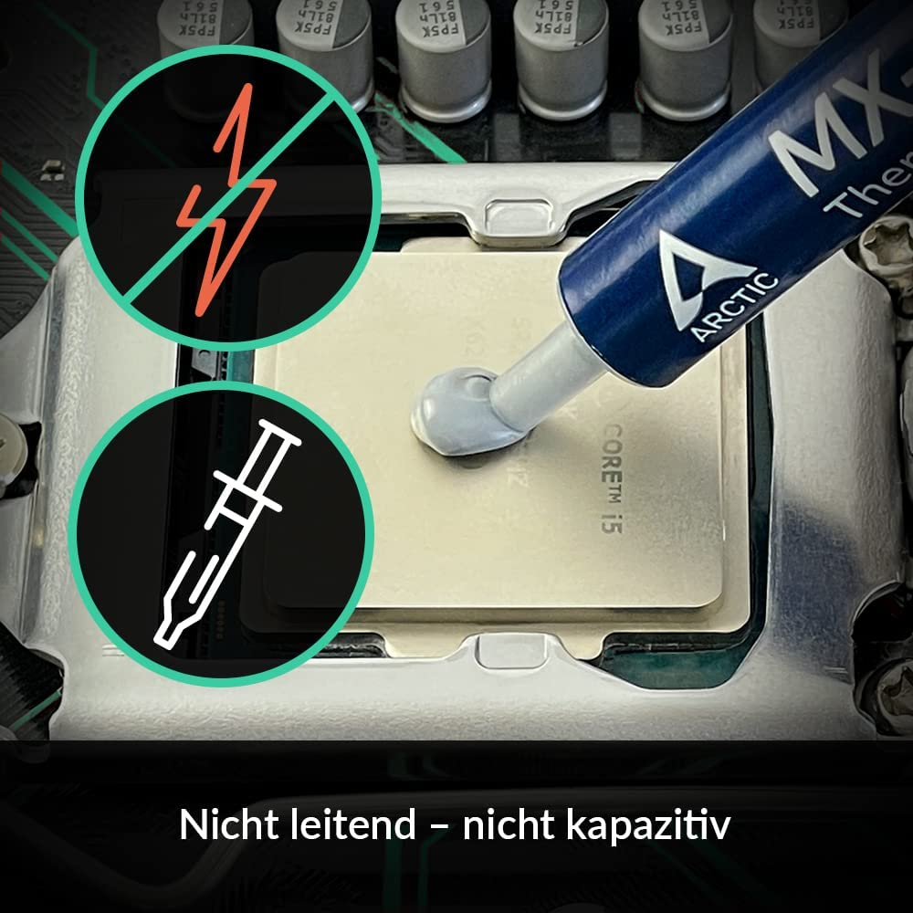 ARCTIC MX-4 Thermal Paste (4g) - High Performance for CPU/GPU, Non-conductive