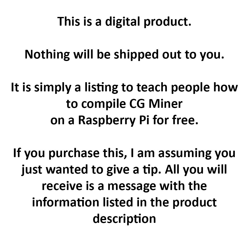 GekkoScience Compac F CGminer INSTRUCTIONS for Raspberry Pi Micro SD *READ POST*