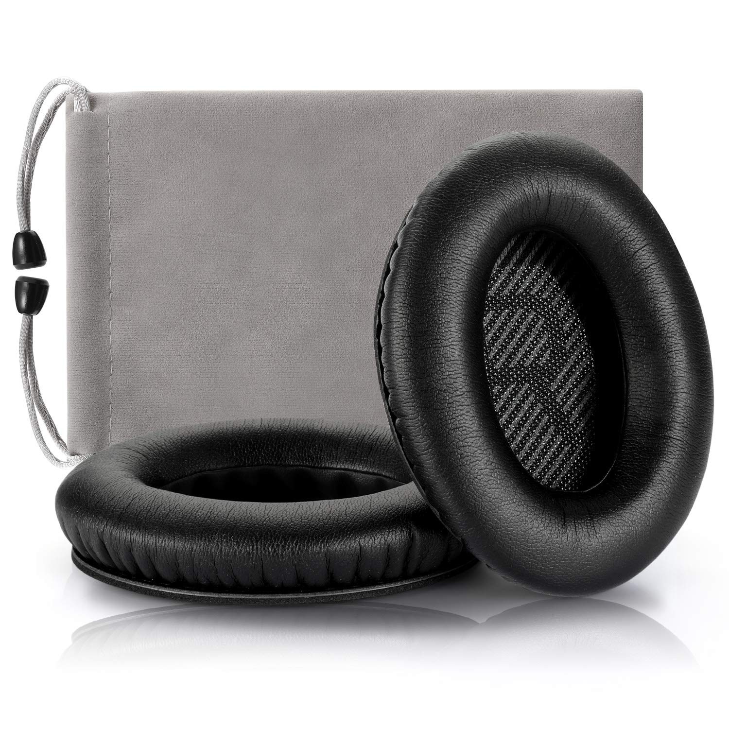 Bose Quietcomfort Ear Pads Cover QC15 QC25 QC35 II Headset Black Cushion Repair