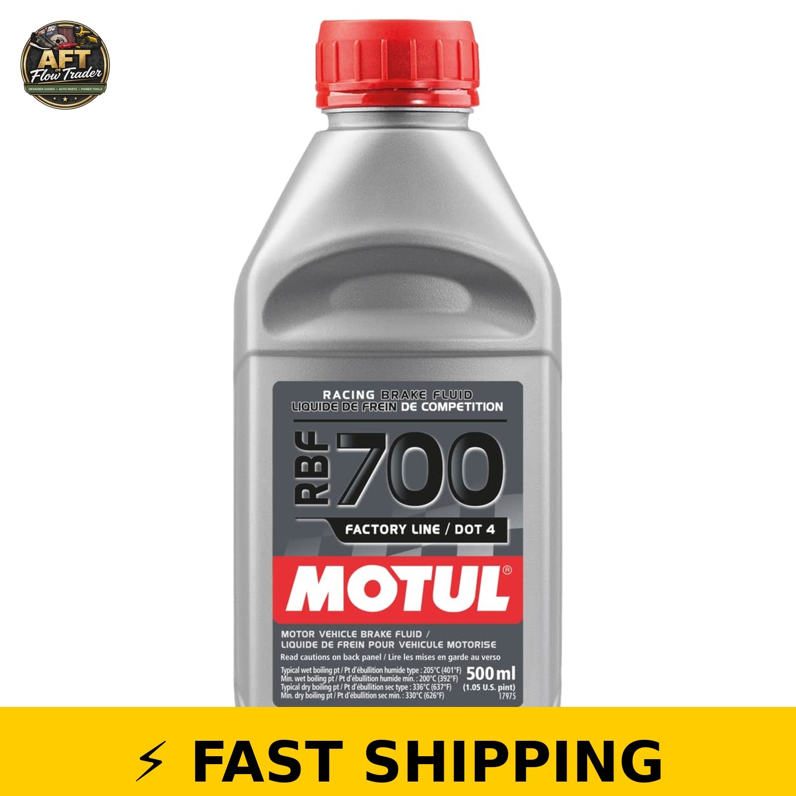 Motul RBF 700 Synthetic Brake Fluid DOT 4 - High Performance