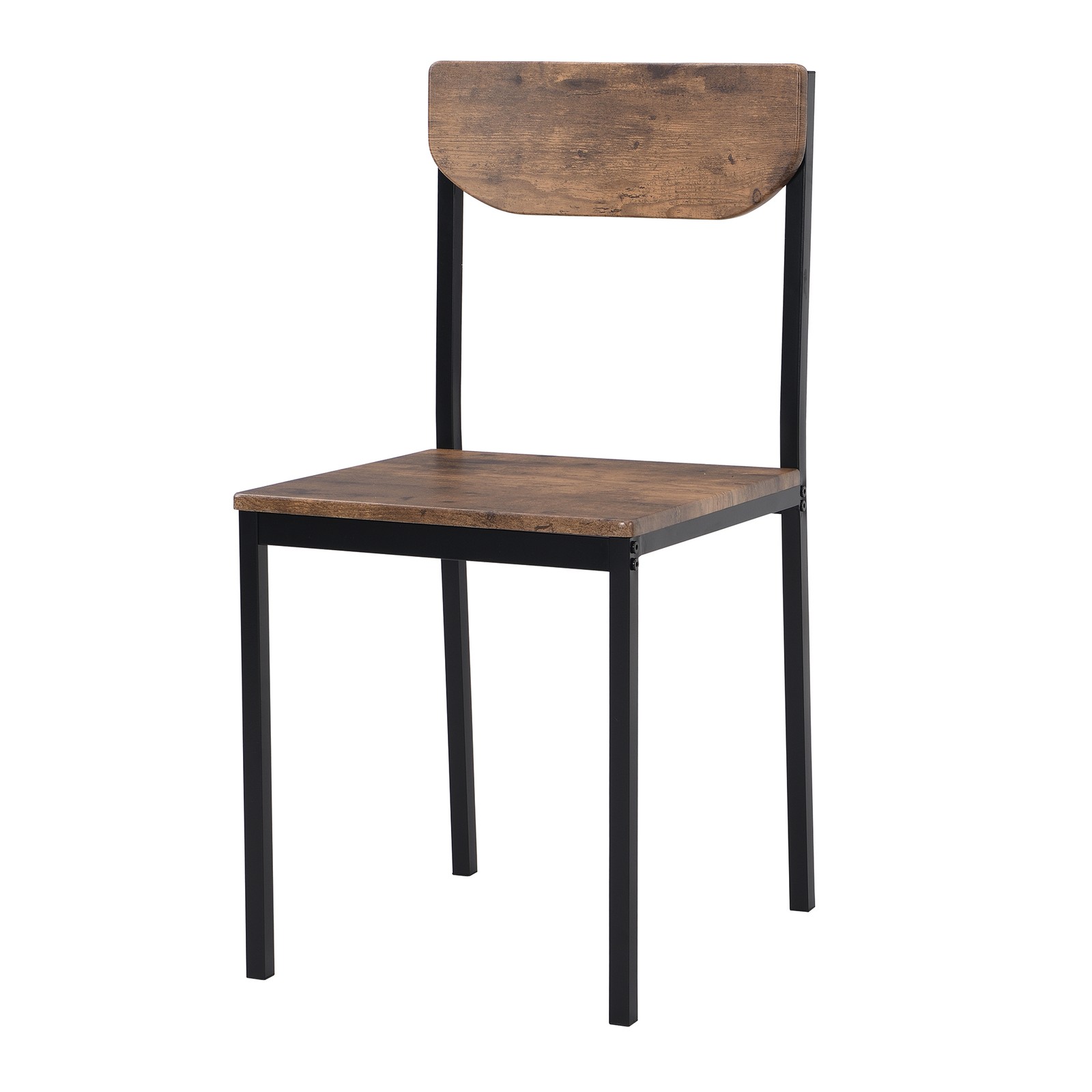 Modern 3-Piece Round Dining Table Set with Drop Leaf and 2 Chairs for Small