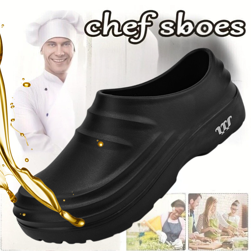 Men's Chef Shoes Non-slip Kitchen Shoes Nurse shoes Work Shoes Sandal US