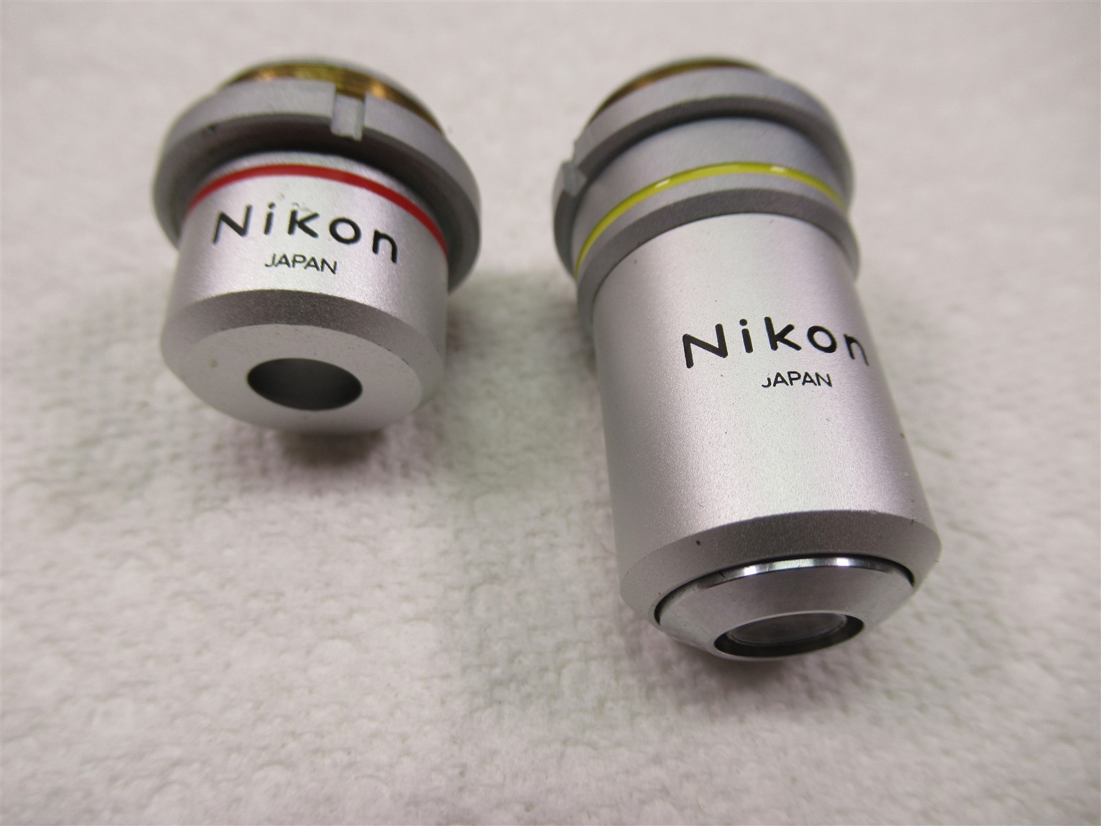 Nikon 10x and 4x Microscope Objective Lenses for Model SC