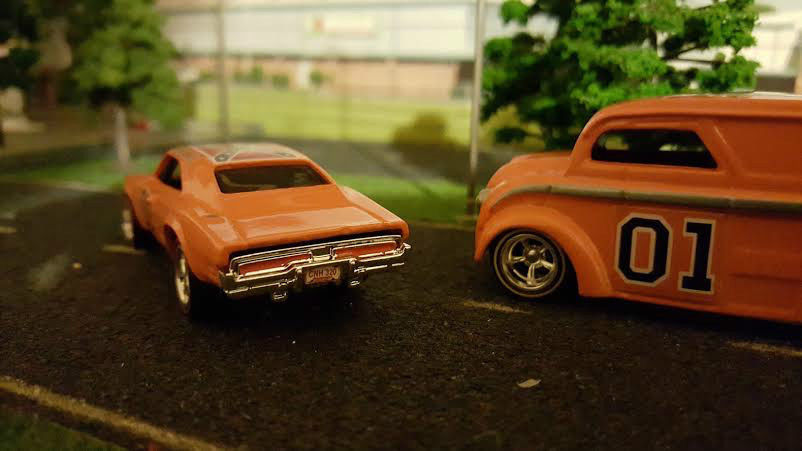 General Lee Decals 1:64 scale redline hot wheels 4 sets