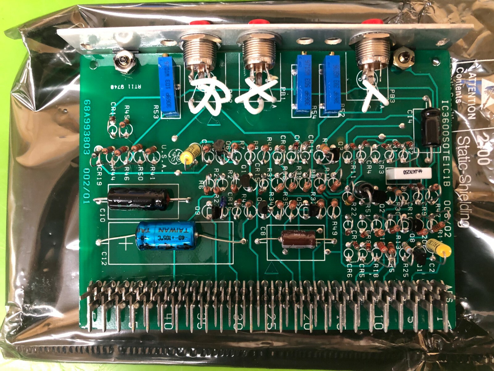 GE Fanuc IC3600SOTE1 Over Temperature Card Gas Turbine Controls
