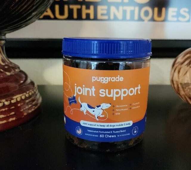 PUPGRADE Joint Support Supplement for Dogs Soft Chews for Hip &Joint Pain Relief