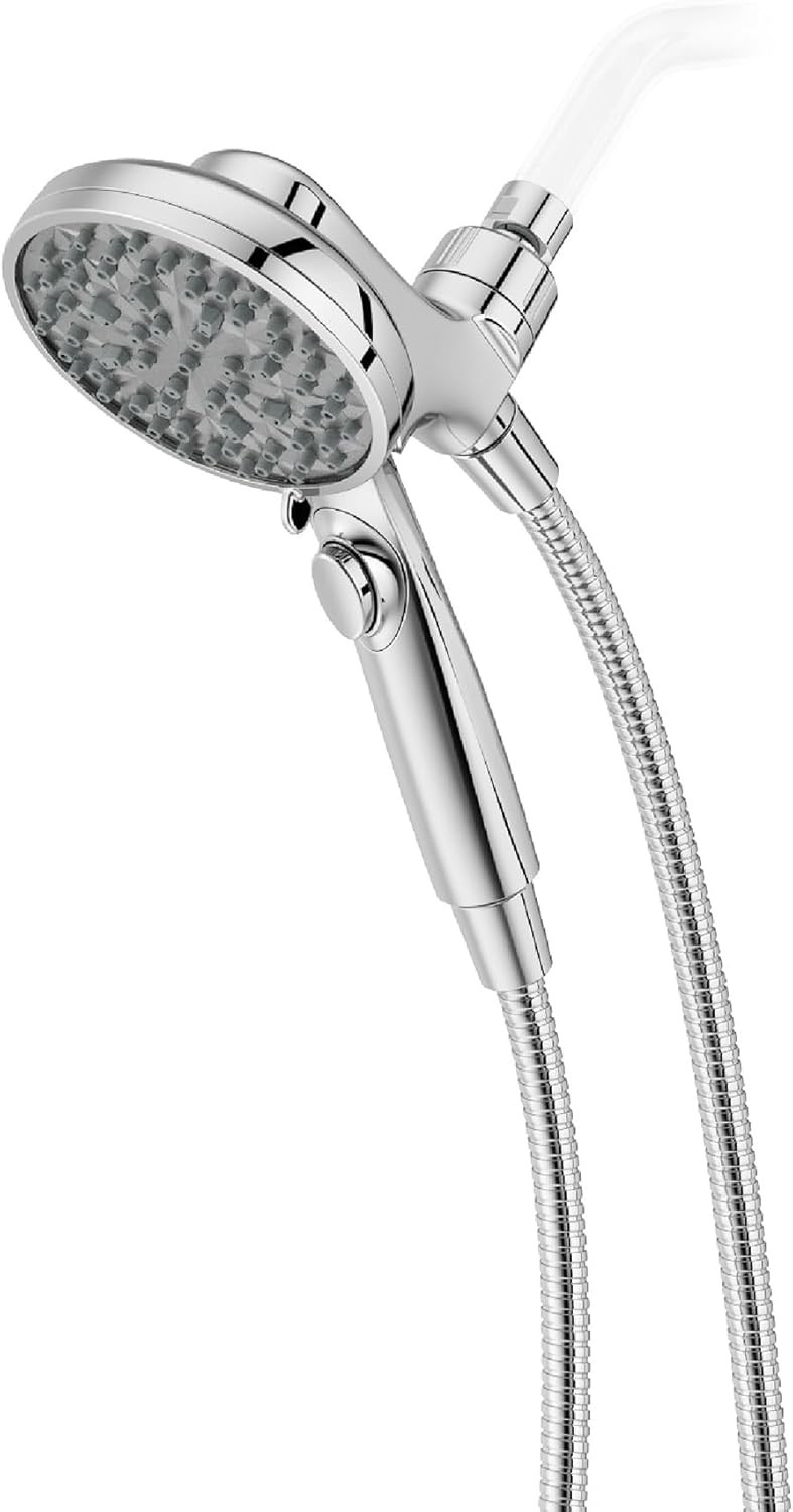 HydroFuse Handheld Shower Head with Magnetic Docking 6-Function High Pressure
