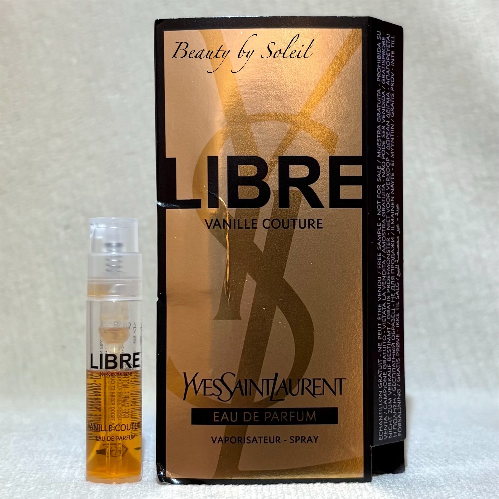 Yves Saint Laurent Libre Vanille Couture Sample Spray .04oz, 1.2ml *Discontinued
