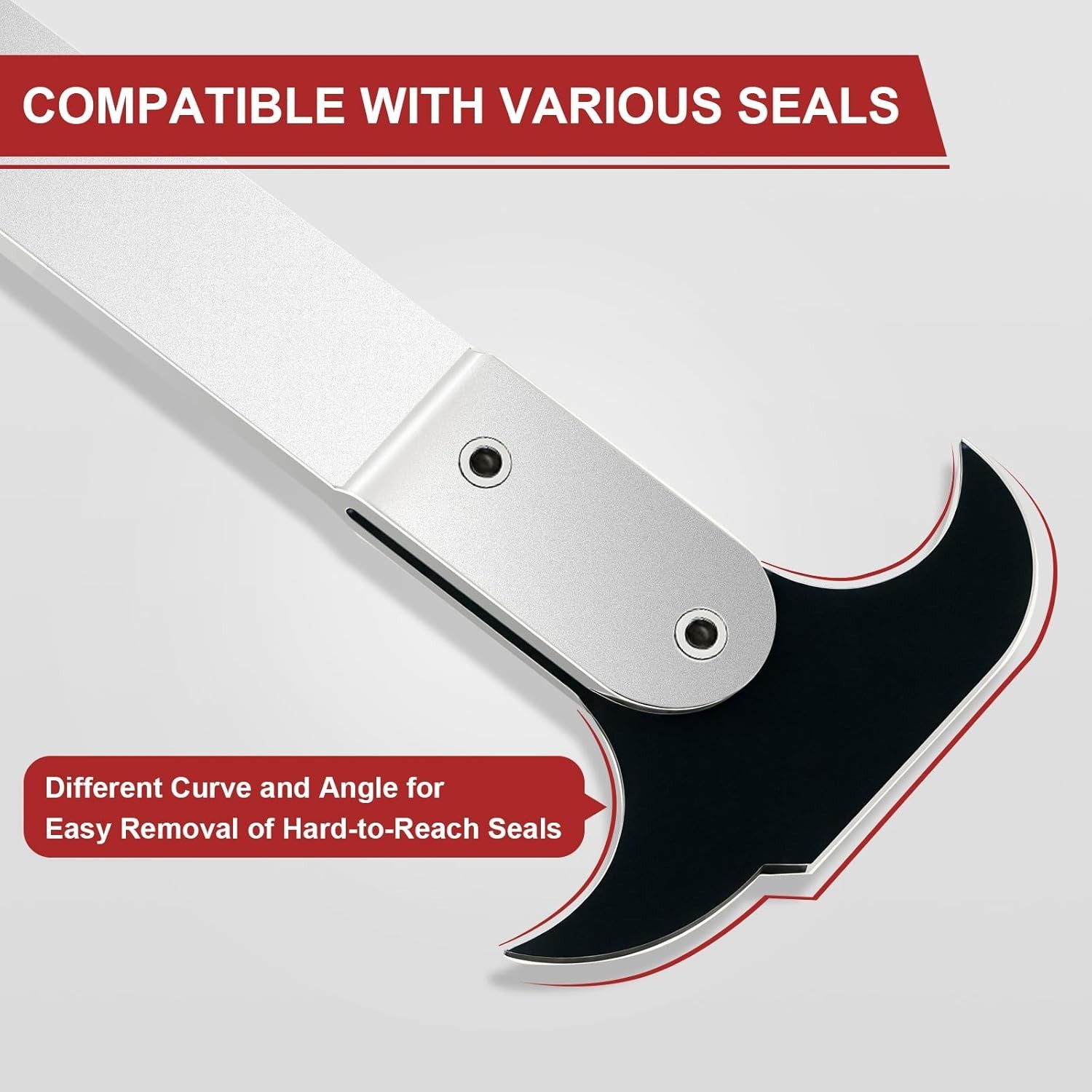 Seal Puller, 3rd Generation Oil Seal Removal Tool with 30% Thicker Dual Hook Tip