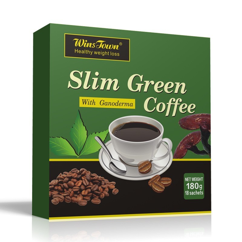 Slim Green Coffee Ganoderma Healthy Weight Loss Control Detox Tea - USA Seller
