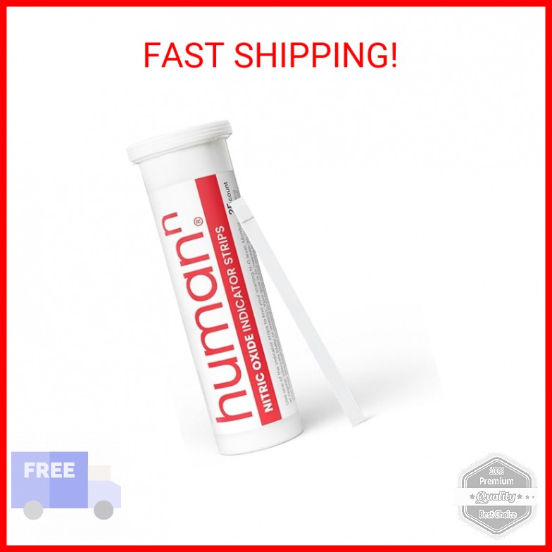 Humann - Nitric Oxide I Indicator Strips - Test salivary Nitrite Levels - 1 Tube