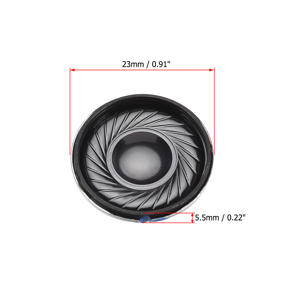 2W 8 Ohm Micro Internal Speaker Magnet Loudspeaker 23mm Dia 4pcs