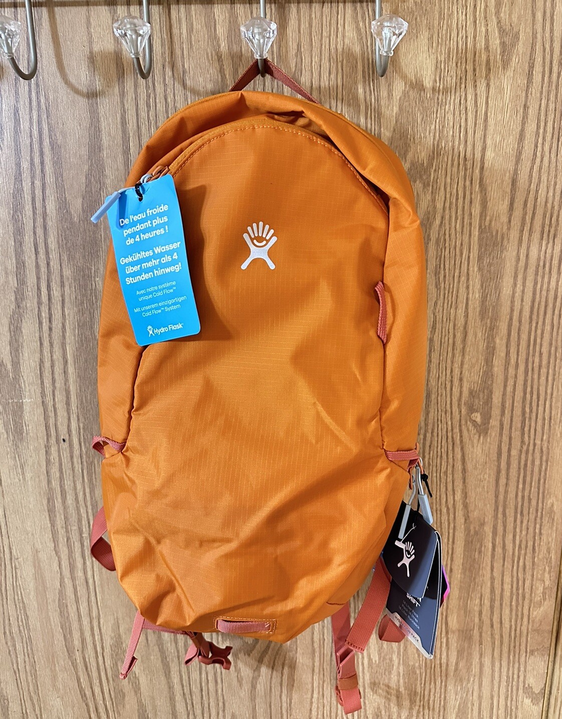 Hydro Flask Down Shift Backpack -14 Liter Water Pocket Hydration Pack Orange NEW