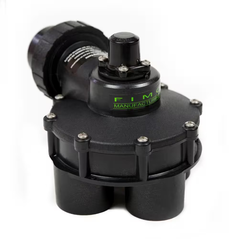 Large 1-1/2 In. 4-Outlet Indexing Valve with 2, 3, and 4-Zone Cams for Irrigatio