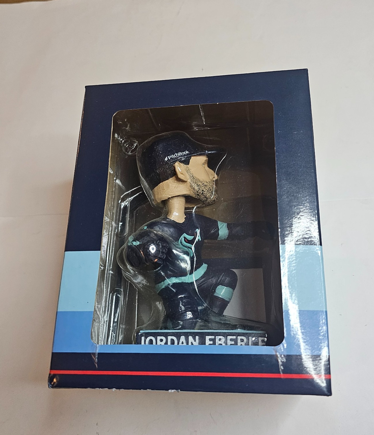 SEATTLE KRAKEN JORDAN EBERLE BOBBLEHEAD NHL HOCKEY PLAYER BOBBLE HEAD 2022