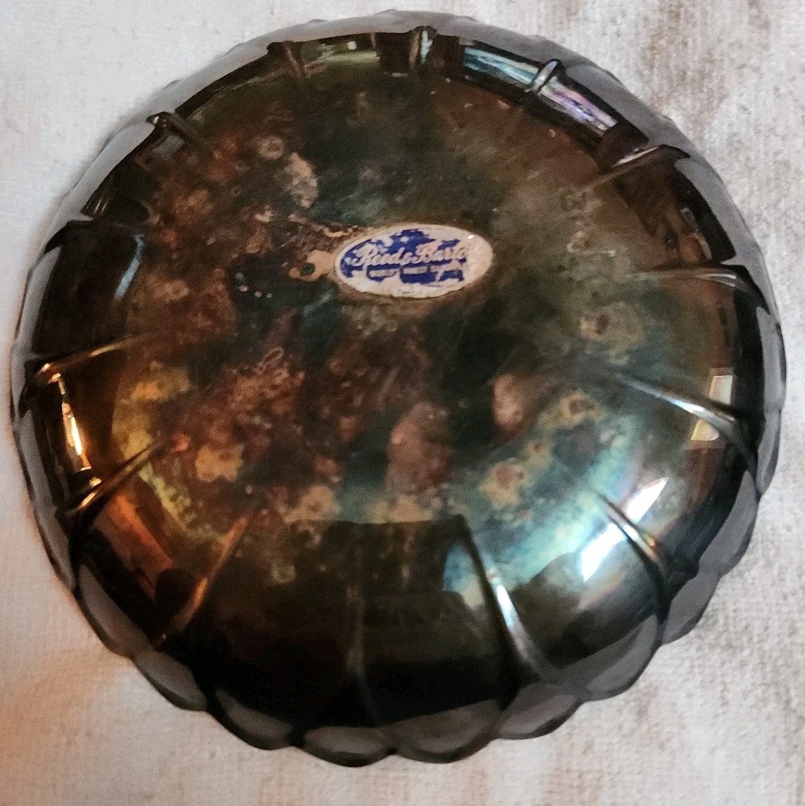 Reed & Barton 100 Silverplate Swan Dish
