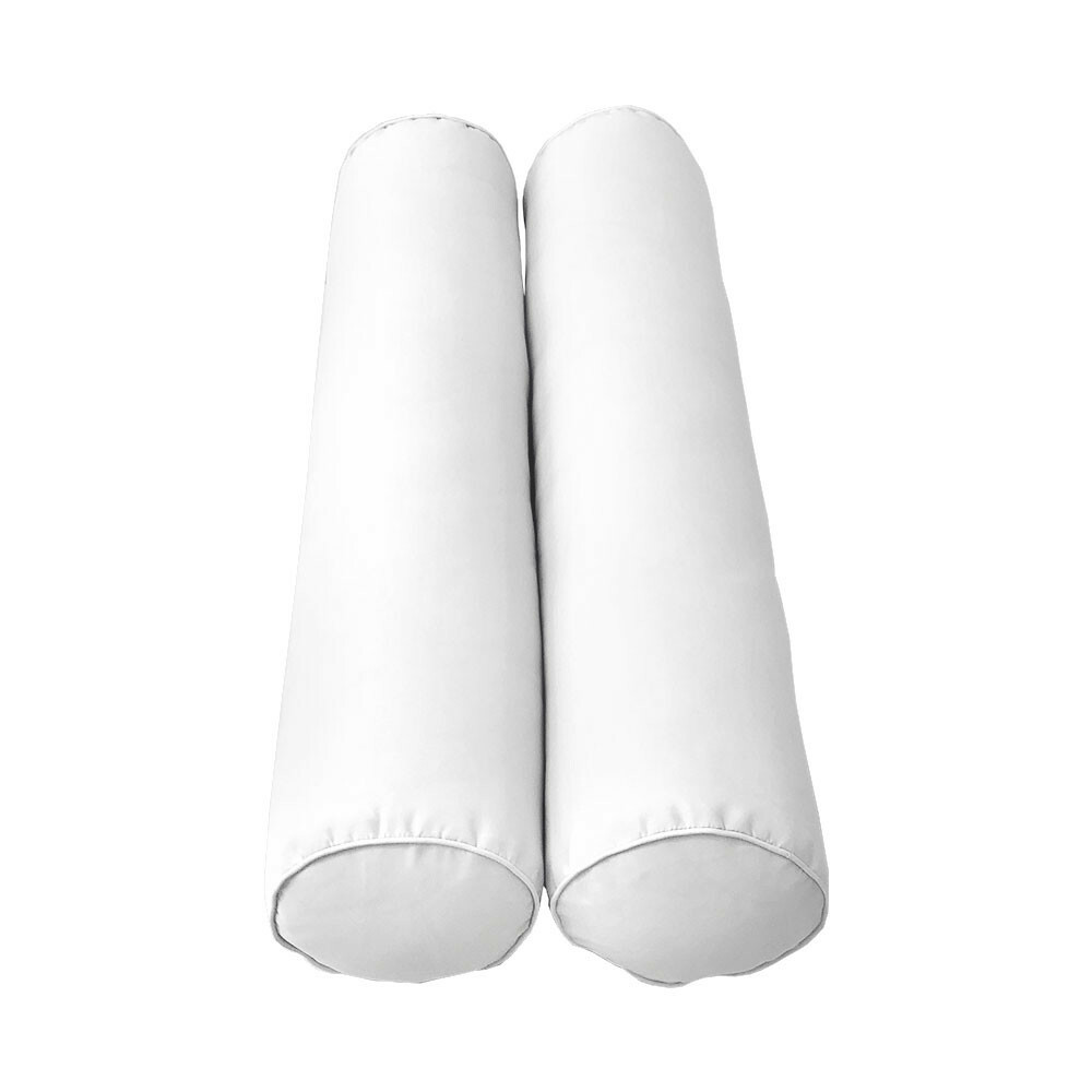 *COVER ONLY*-Style 6 Outdoor Daybed Bolster Pillow Pipe Trim Twin Size - AD106