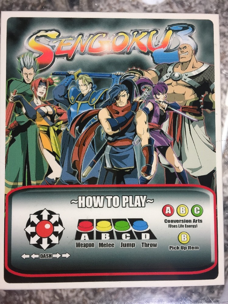 Sengoku 3 Neo Geo Mini Arcade Marquee