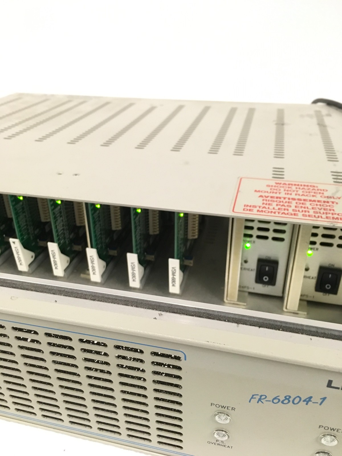 Leitch FR-6804-1 Digital Glue Amplifier w/10x VSM-6804 Cards ,2x Power Supply