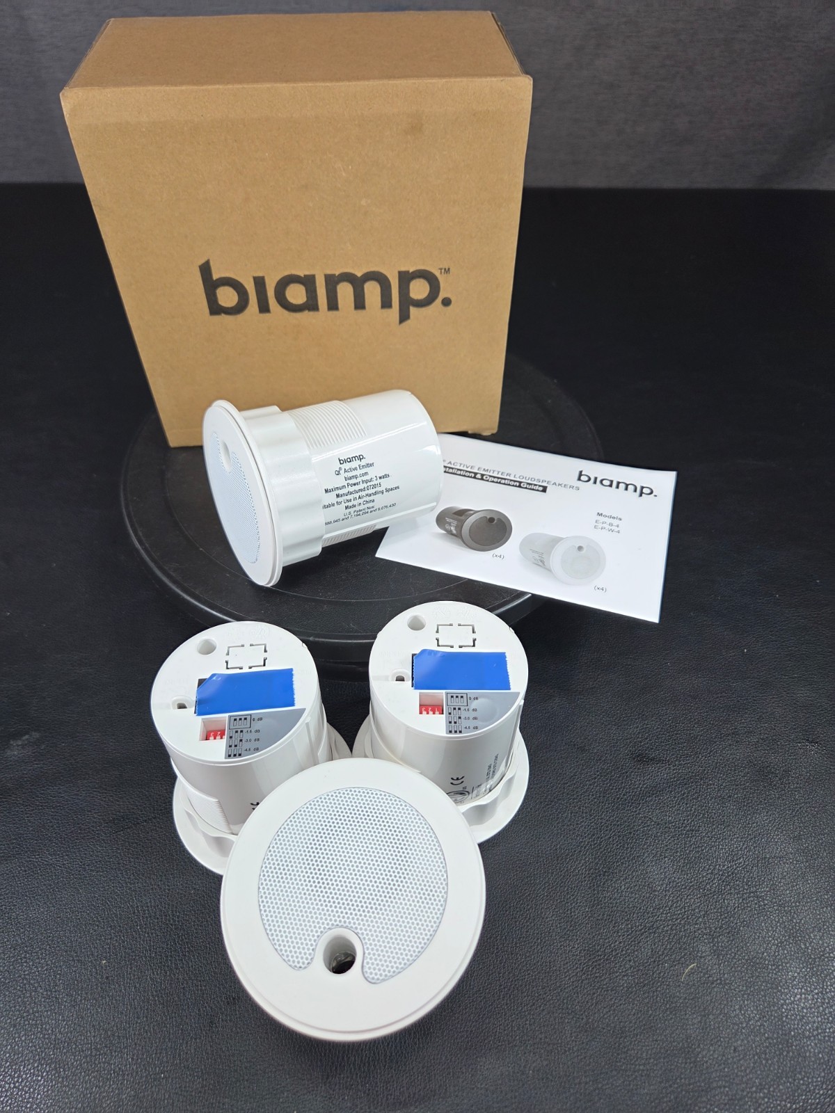Biamp Cambridge E-P-W-4 Qt Active Emitters (4-Pack) – NEW FAST SHIP!💨✅