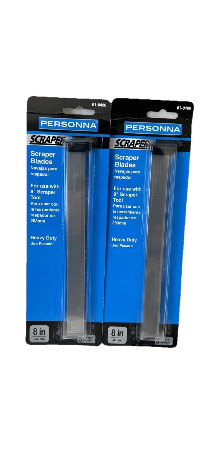 Lot Of 2 New Personna 8" Stripper Scraper Blades 61-0496  10-Blades (sH6)
