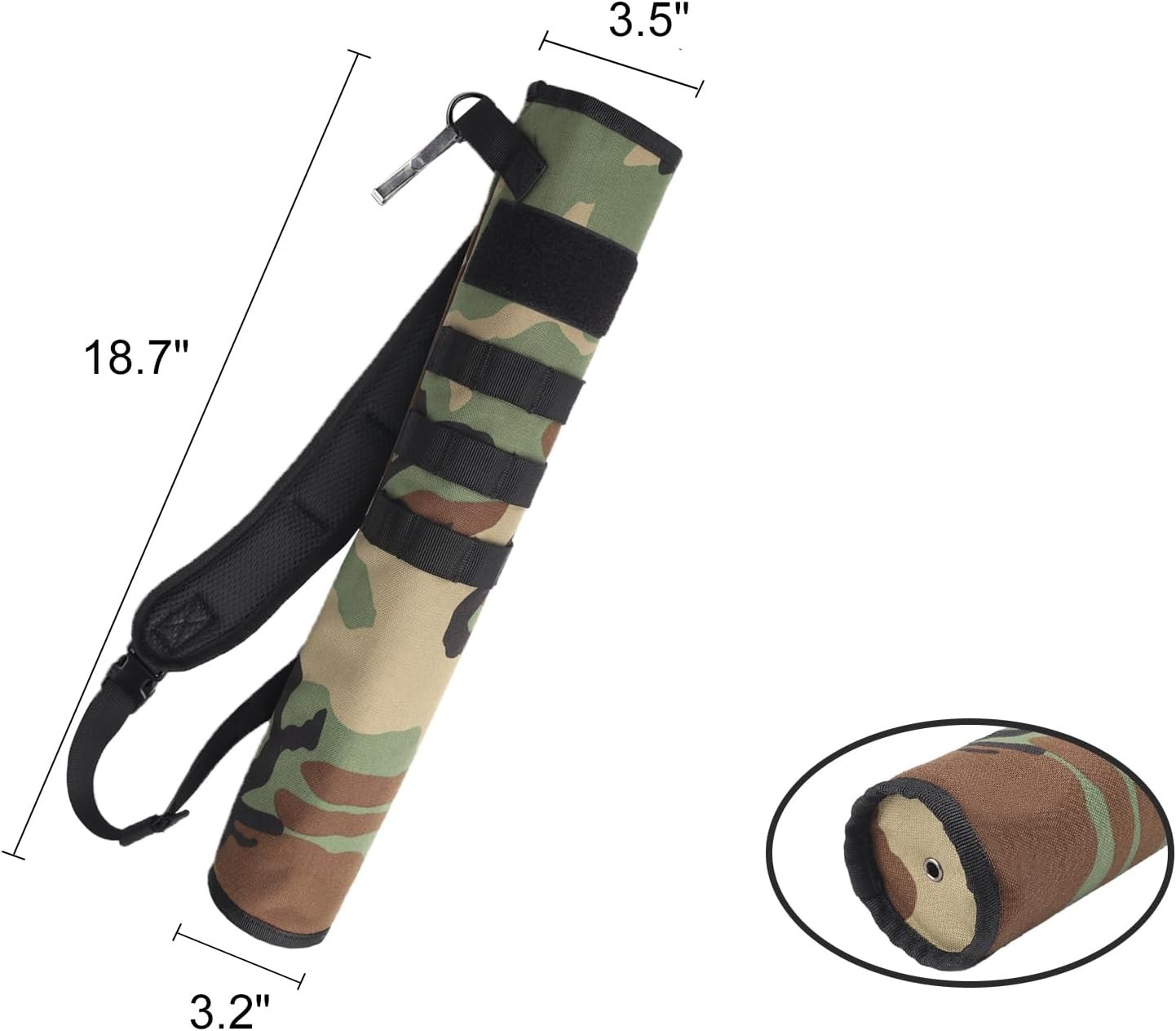 Customizable Molle Back Arrow Quiver - Perfect for Target Shooting Enthusiasts